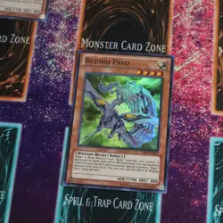 Yu-Gi-Oh! Bujingi Pavo LVAL-EN083 Unlimited Super Rare NM - Image 1