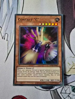 Contact "C" OP18-EN007 Super Rare Unlimited Edition M/NM Condition 5 - Image 1