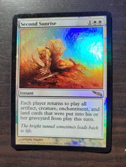 MTG Mirrodin Foil - 1 x Second Sunrise (NM) - Image 2
