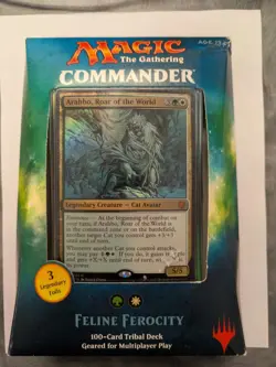 Magic the Gathering Commander Feline Ferocity Deck - Image 1