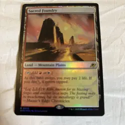 Sacred Foundry - FOIL - Edge of Eternities Regular - NM #256 - Image 1