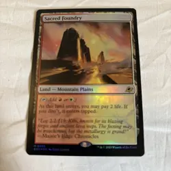 Sacred Foundry - FOIL - Edge of Eternities Regular - NM #256 - Image 2