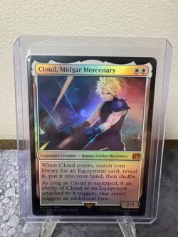 Cloud, Midgar Mercenary Final Fantasy Foil NM - Image 1