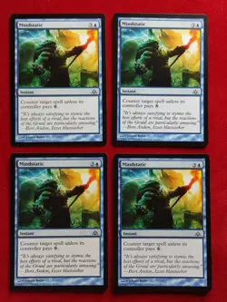 MTG 4x Mindstatic x4 NM Dragon's Maze Magic Playset - Image 1