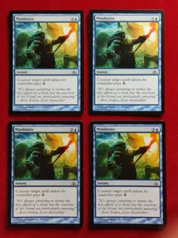 MTG 4x Mindstatic x4 NM Dragon's Maze Magic Playset - Image 2