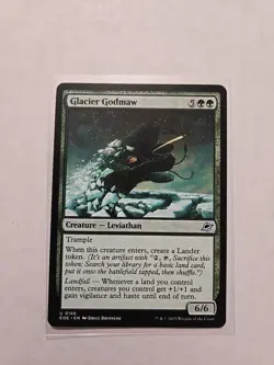 Glacier Godmaw - Edge of Eternities - LP - MTG Magic - Uncommon - Creature - Image 1