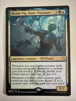 MTG Momir Vig, Simic Visionary - The List Reprints NM-M #119 - Image 1