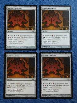MTG 4x Rakdos Cluestone x4 NM Dragon's Maze Magic Playset Pauper Artifact - Image 1