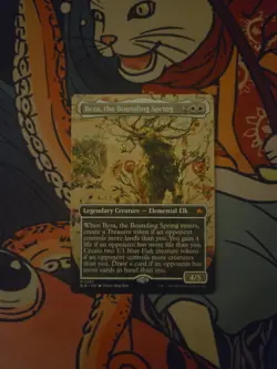 Beza, the Bounding Spring Borderless Bloomburrow Regular Card - Image 1