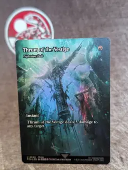 MTG, Thrum of the vestige, Lightning Bolt, 0040, Final Fantasy NM, Uncommon Foil - Image 1