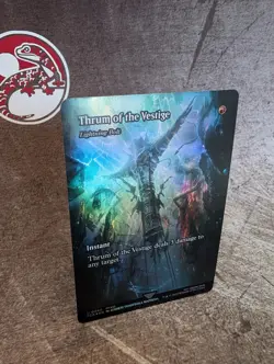 MTG, Thrum of the vestige, Lightning Bolt, 0040, Final Fantasy NM, Uncommon Foil - Image 2