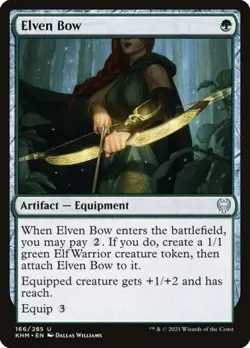 Elven Bow - NM MTG KHM - Kaldheim 166/285 - Image 1