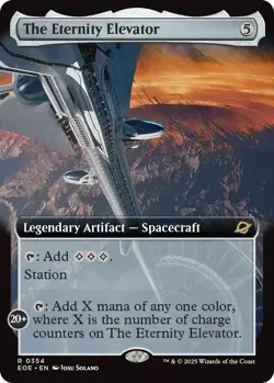 The Eternity Elevator (Extended Art) Edge of Eternities Regular (Pack Fresh) - Image 1