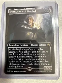 Odric, Lunarch Marshal Borderless (NM Non-Foil) INR-0298 Rare MTG - Image 3