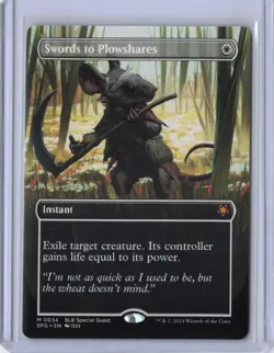 Swords to Plowshares (Borderless) Special Guests Bloomburrow Regular NM #54 SPG - Image 1