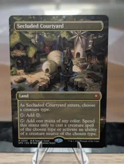 Secluded Courtyard - 0063 - Bloomburrow Special Guest Free Shipping! - Image 1