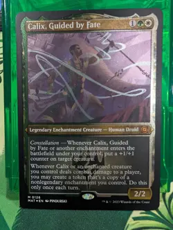 Calix, Guided by Fate (Foil Etched) March of the Machine: The Aftermath Foil - Image 1