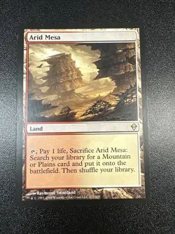 Magic the Gathering MTG Card Arid Mesa 211/249 Zendikar Regular Rare NM JL - Image 1