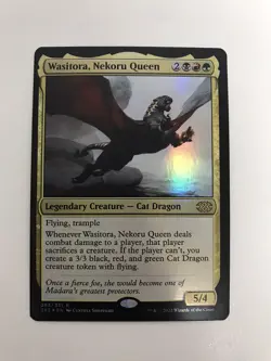 Wasitora Nekoru Queen Foil MTG Magic the Gathering Card NM Near Mint 2X2 - Image 1