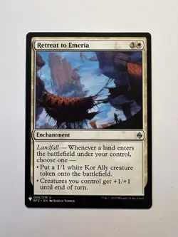 Retreat to Emeria - MTG The List: Battle for Zendikar - NM - Image 1