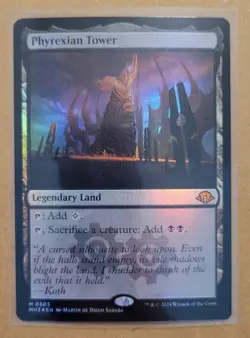 MTG | FOIL Phyrexian Tower - Modern Horizons 3 (MH3) | NM - Never Played - Image 1
