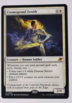 Cosmogrand Zenith MTG, Edge of Eternities, Mythic Rare, Human Soldier, NM - Image 1