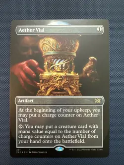 MTG Aether Vial (Borderless) - Double Masters 2022 (2X2) NM Foil - Image 1