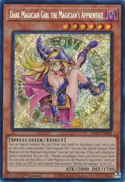 Lightly Played, English Yu Gi Oh Dark Magician Girl the Magician's Apprentice - - Image 1