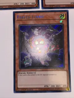 3x Fabled Lurrie 1st Edition Secret Rare BLMM-EN104 Yu-Gi-Oh Playset - Image 2