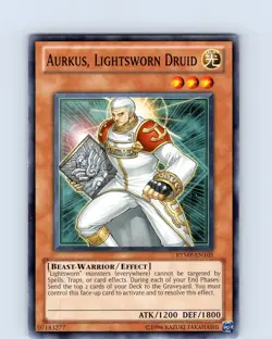 Yu-Gi-Oh TCG Aurkus, Lightsworn Druid RYMP-EN105 Unlimited Common Card NM - Image 1
