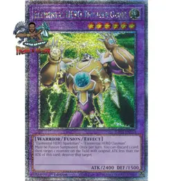 Yugioh 1x Elemental HERO Thunder Giant RA03-EN153 Quarter Century Secret Rare NM - Image 1