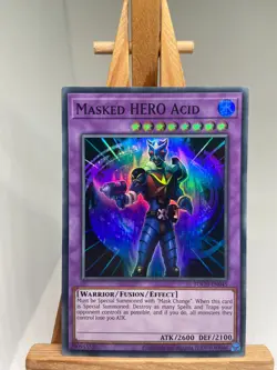 Masked HERO Acid - Super Rare TOCH-EN045 - NM - YuGiOh - Image 1