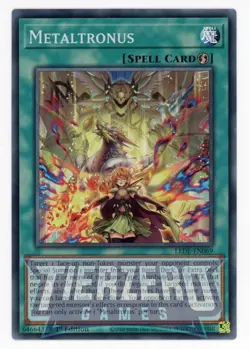 Yugioh LEDE-EN069 Metaltronus Super Rare 1st Edition NM/LP - Image 1