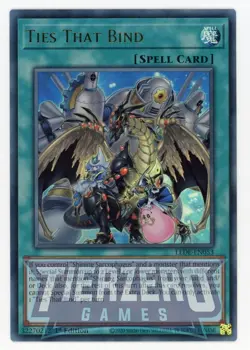 Yugioh LEDE-EN053 Ties That Bind Ultra Rare 1st Edition NM/LP - Image 1
