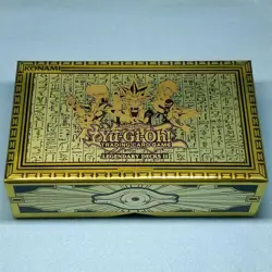 YuGiOH Legendary Decks II 2 EMPTY BOX Gold Foil Card Case Yugi Kaib + Bonus Gift - Image 1