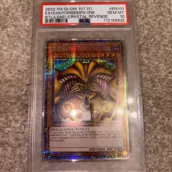 2022 Yu-Gi-Oh! Exodia the Forbidden One BLCR-EN101 Starlight Rare PSA 10 wow - Image 2