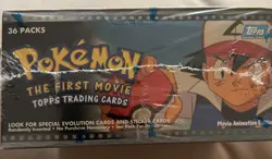 Topps 1999 Pokemon The First Movie Booster Box Pack of 36 Blue Logo - Sealed NEW 41116407529 - Image 4