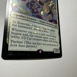 MTG FOIL Katerina of Myra's Marvels (Galaxy Foil) - Unfinity - Galaxy Foil Card - Image 3