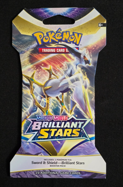 Pokemon TCG: Sword & Shield-Brilliant Stars Sleeved Booster Pack (10 Cards) 820650809972 - Image 2