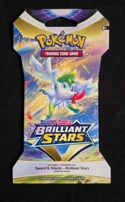 Pokemon TCG: Sword & Shield-Brilliant Stars Sleeved Booster Pack (10 Cards) 820650809972 - Image 3