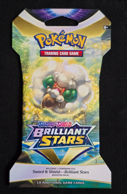 Pokemon TCG: Sword & Shield-Brilliant Stars Sleeved Booster Pack (10 Cards) 820650809972 - Image 4