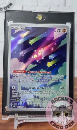 Pokemon Card Indonesia Minior AR Foil SV3s 184/170 NEAR-MINT - Image 1