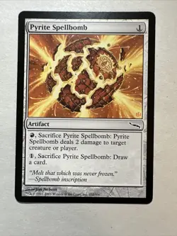 Pyrite Spellbomb Mirrodin PLD Artifact Common CARD - Image 1