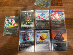 MTG Opened Secret Lair x Sonic The Hedgehog Nonfoil Turbo Gear With Bonus Card - Image 2