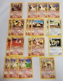 Pokemon Gym Heroes/Challenge Holo/Non-Holo Wizards Lot of 20 cards **LP-HP** LOT - Image 1