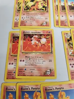Pokemon Gym Heroes/Challenge Holo/Non-Holo Wizards Lot of 20 cards **LP-HP** LOT - Image 4
