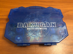 BAKUGAN BATTLE BRAWLERS LOT OF 8 w/ BLUE CASE & CARDS ANIME TOYS FIGURES - Image 1