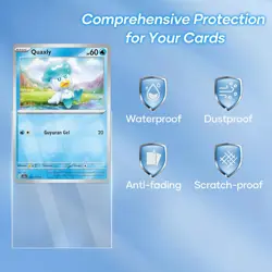 500 Count Card Sleeves - Matte Clear Trading 500 Pack, - Image 3