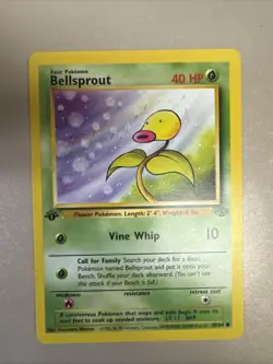 Pokemon Cards: Jungle 1st Edition Common: Bellsprout 49/64 - Image 1