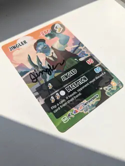 SIGNED Hermitcraft TCG Series 2 Cubfan135 (Jingler) ALTER EGO RARE Card (1/2) - Image 2